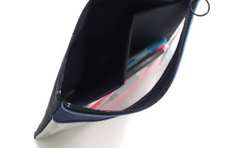 中身が見えるクリアポーチ　折り紙ケース 小物収納に便利の画像