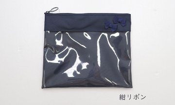 中身が見えるクリアポーチ　折り紙ケース 小物収納に便利の画像