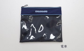 中身が見えるクリアポーチ　折り紙ケース 小物収納に便利の画像