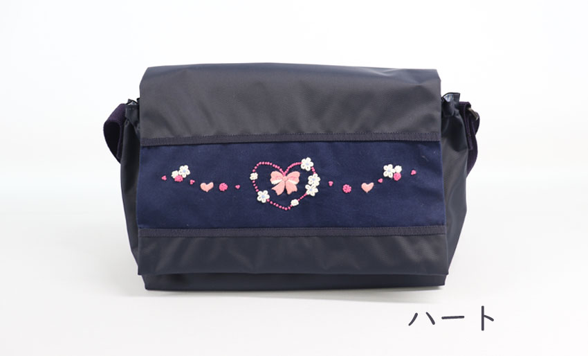 通園バッグ・お弁当かばん【スモッキング刺繍／手刺繍】の画像