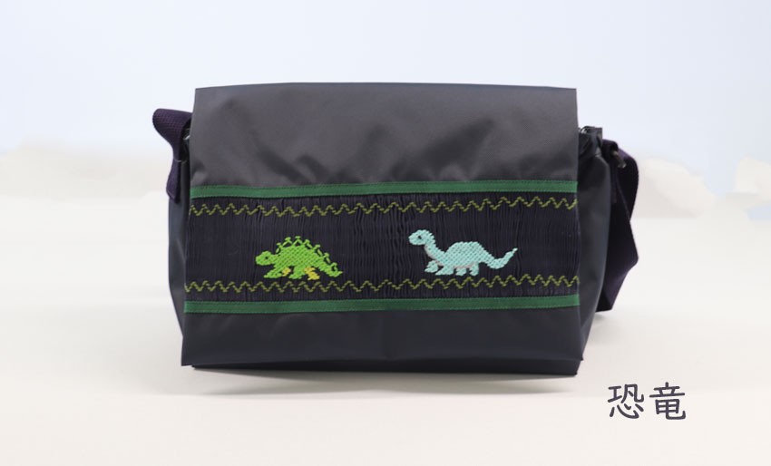 通園バッグ・お弁当かばん【スモッキング刺繍／手刺繍】の画像