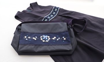 通園バッグ・お弁当かばん【スモッキング刺繍／手刺繍】の画像