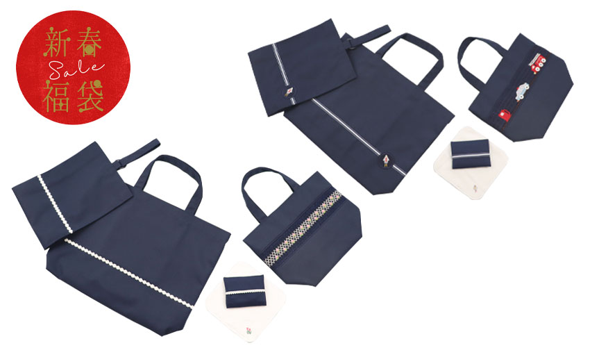 ジョリコムアンクールのレッスンバッグ シューズバッグ 巾着袋