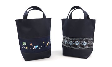 【20％OFF】スモッキング刺繍・手刺繍入り シューズバッグ【ネット限定】の画像