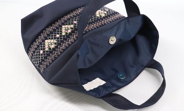 【20％OFF】スモッキング刺繍・手刺繍入り シューズバッグ【ネット限定】の画像