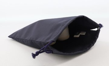 【在庫限り】　巾着袋 紺布製 ｜1枚仕立て の画像