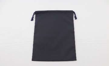 【在庫限り】　巾着袋 紺布製 ｜1枚仕立て の画像