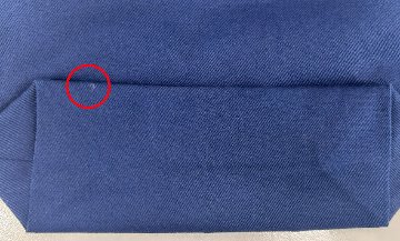 【訳アリ品のため50%OFF】手刺繍シューズバッグ｜きしゃの画像
