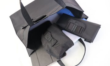  【展示見本品のため40％OFF】リボン横型トートバッグの画像