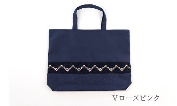 【本店限定デザイン追加】スモッキング刺繍レッスンバッグ　の画像