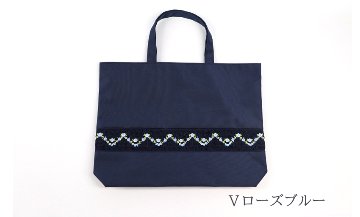 【本店限定デザイン追加】スモッキング刺繍レッスンバッグ　の画像