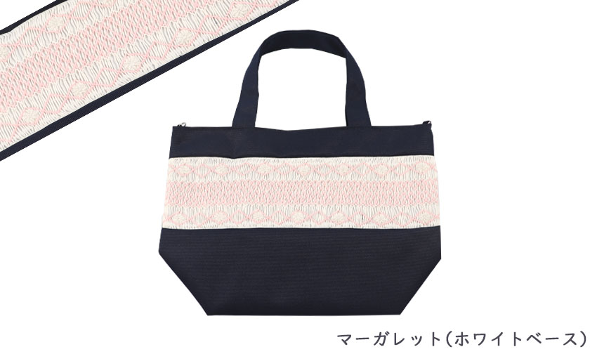 【新柄入荷】 スモッキング刺繍入り｜ミニトート｜送料無料の画像