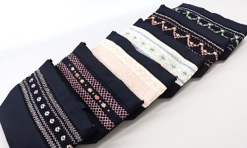 【新柄入荷】 スモッキング刺繍入り｜ミニトート｜送料無料の画像