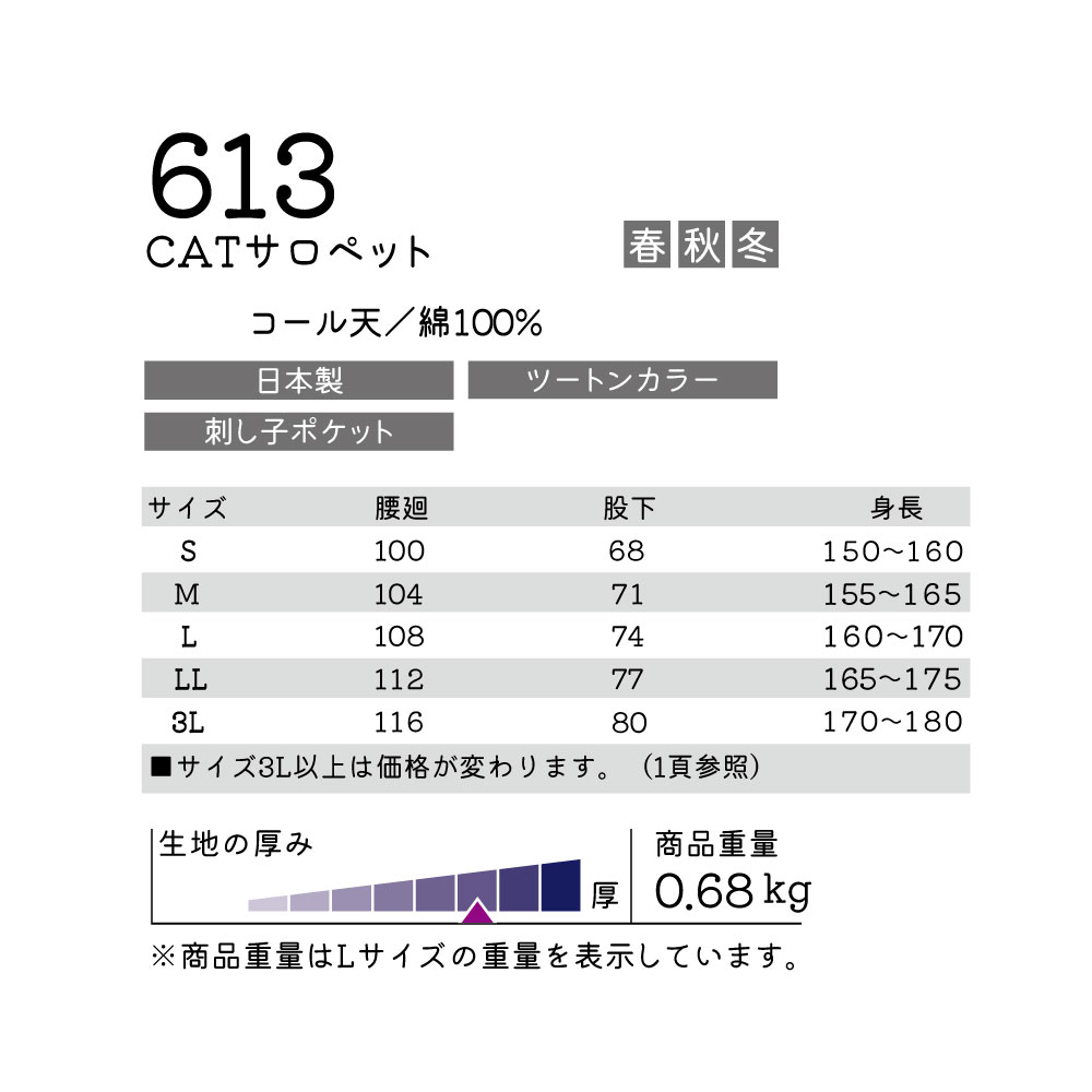 （613）CATサロペットの画像