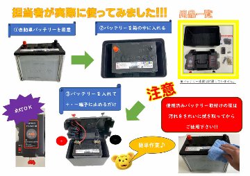 バッテリーポータブルボックスの画像