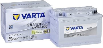 【輸入車用】 VARTA Silver Dynamic AGM/EFB (アイドリングストップ車用)の画像