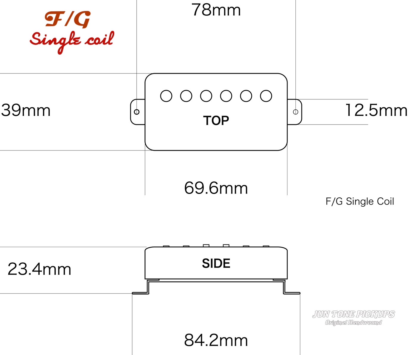 F/G Single coil Neckの画像