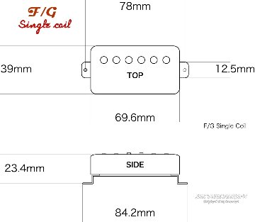 F/G Single coil Neckの画像