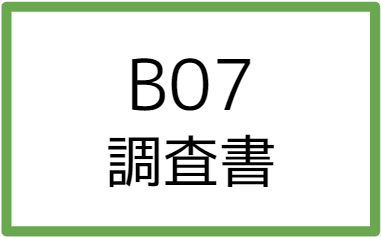 B07:調査書の画像