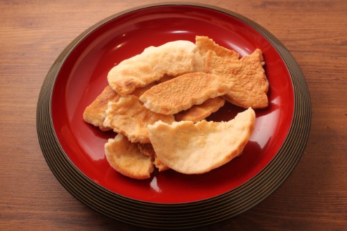 無添加 素焼きせんべい やや堅焼の画像