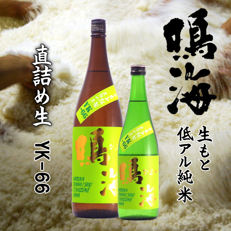 【当店発送/クール便】鳴海 生もと純米 低アルコール 直詰め生 YK-66 720mlの画像