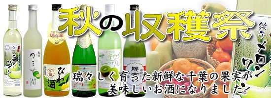 千葉の果実酒　秋の収穫祭　６本セットで送料無料