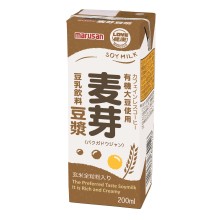 【マルサンアイ】豆乳飲料 麦芽豆漿（バクガドウジャン）200ml【3ptプレゼント】画像