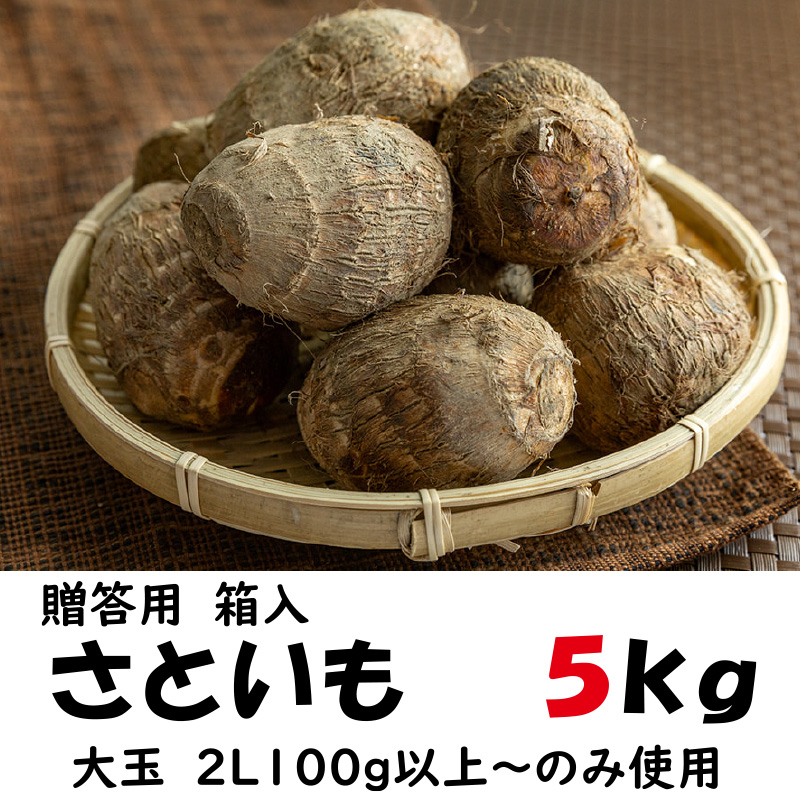 長岡産　さといも　贈答用５kg【57ptプレゼント】の画像