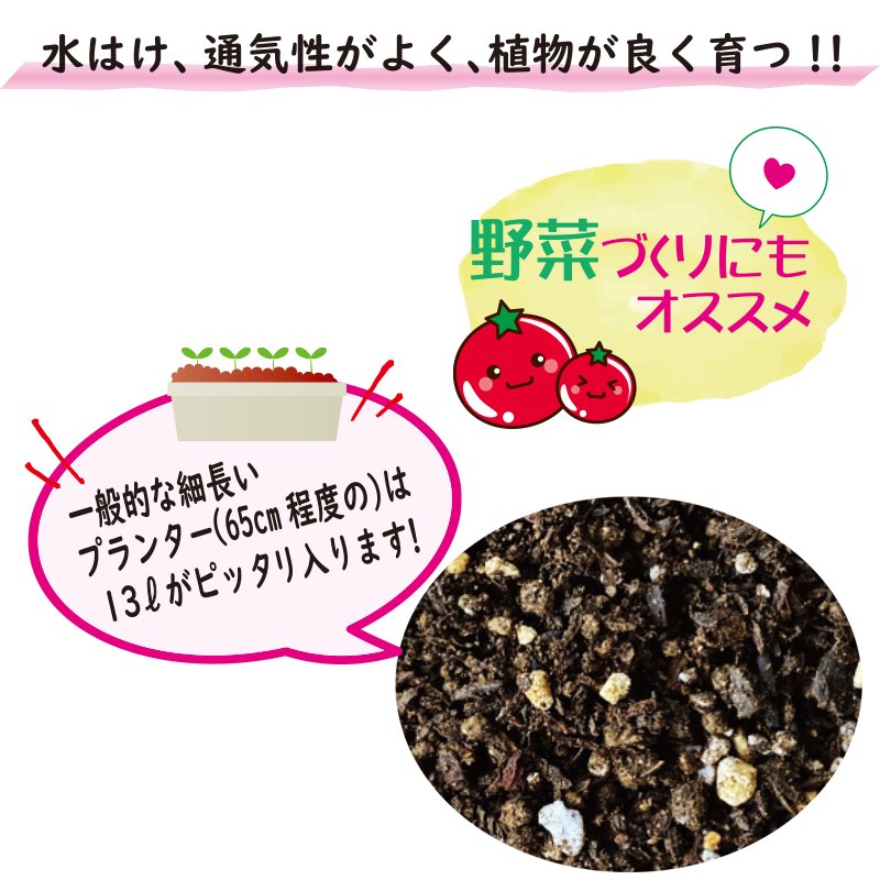 ⑩プランター培養土　22ℓ【8ptプレゼント】の画像