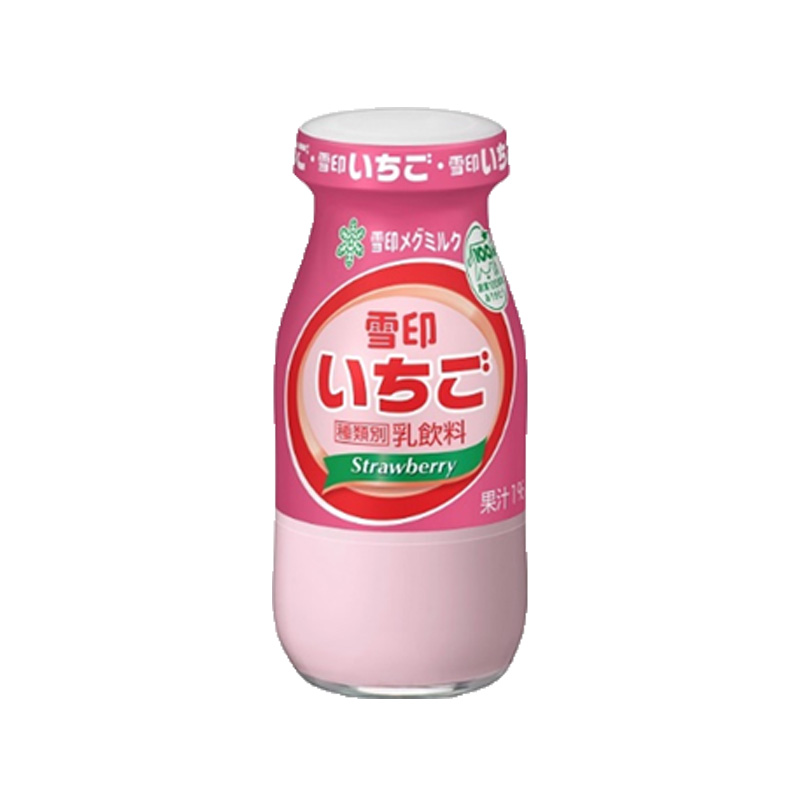 【雪印メグミルク】雪印いちご（180ml)【1ptプレゼント】の画像