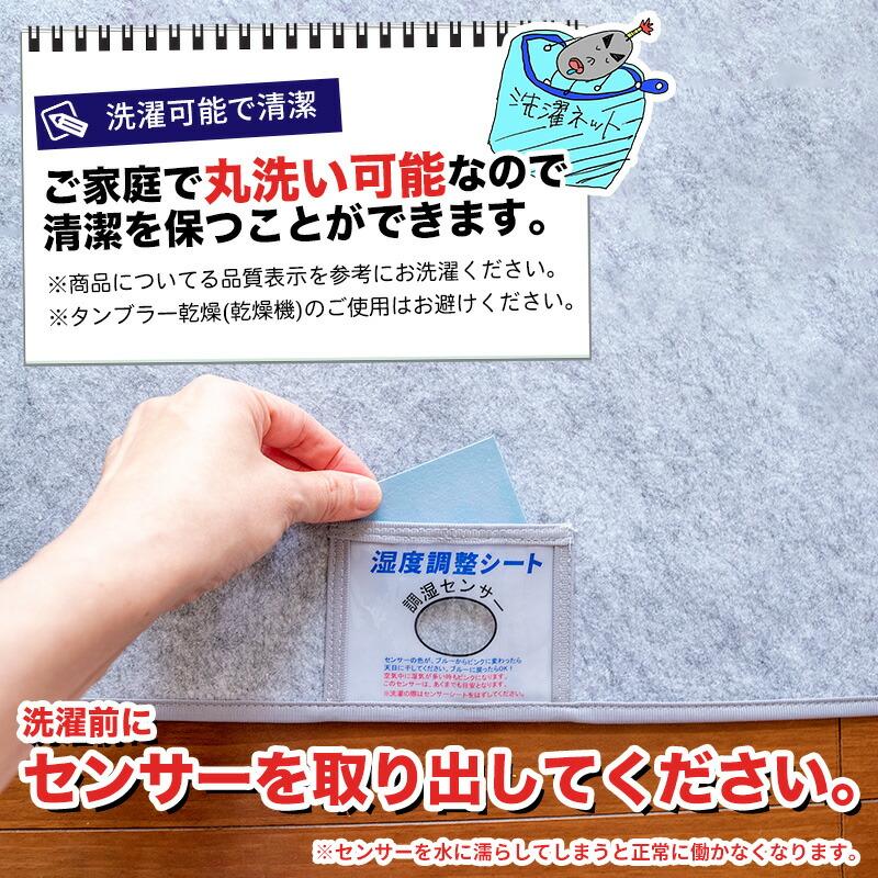 備長炭入り 洗える除湿シート【27ptプレゼント】の画像