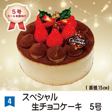 ④＜さかたや＞スペシャル生チョコケーキ　5号【49ptプレゼント】の画像