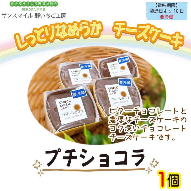〈野いちご工房〉プチショコラ　1個【2ptプレゼント】の画像