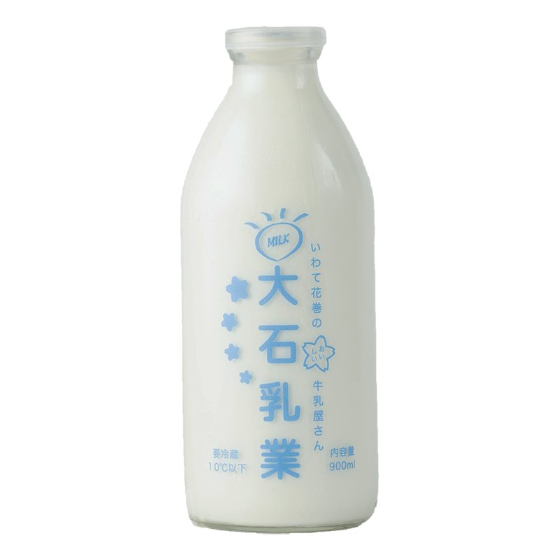 【大石乳業】大石牛乳（1000ml)【5ptプレゼント】の画像