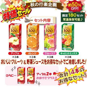 秋の行楽企画!フルーツセレクション特価セール【6ptプレゼント】の画像