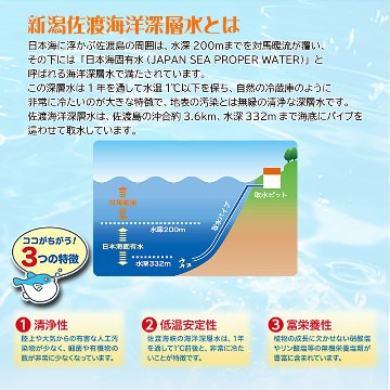夏のご愛顧感謝キャンペーン実施中！佐渡海洋深層水 中硬水300　500ml×5本+１本【6ptプレゼント】の画像