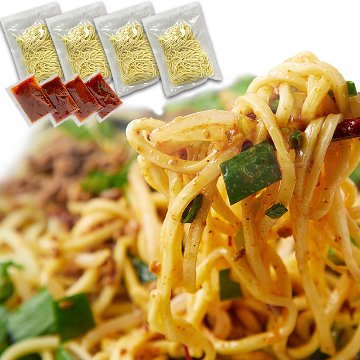 【全国送料無料】【ゆうパケット出荷】本場讃岐の製麺所が作る本格中華麺!!台湾まぜそば4食（90g×4袋）【65ptプレゼント】画像