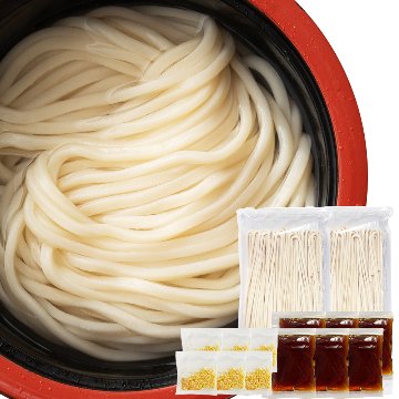 【全国送料無料】【ゆうパケット出荷】もちもちの麺をゆず香る甘口つゆで食す！宮崎名物釜あげうどん6食セット【70ptプレゼント】画像