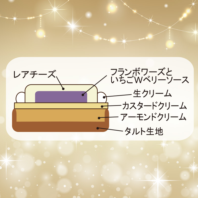 ⑮＜カワサキ＞クリスマスチーズタルト　6号【54ptプレゼント】の画像