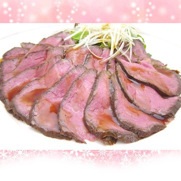 ㉔＜米久＞直下焼ローストビーフ(160g)※冷凍※【11ptプレゼント】の画像