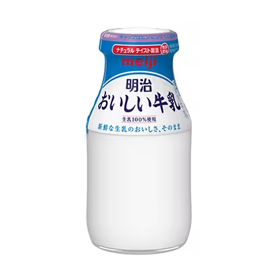 【明治】おいしい牛乳（180ml)【4ptプレゼント】画像