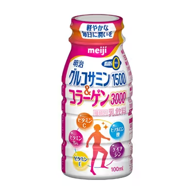 【明治】グルコサミン1500＆コラーゲン3000（100ml)【1ptプレゼント】の画像