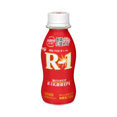 【明治】プロビオヨーグルトR-1ドリンクタイプ（112g）【1ptプレゼント】の画像