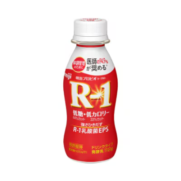 【明治】プロビオヨーグルトR-1ドリンクタイプ 低糖・低カロリー（112g）【4ptプレゼント】画像