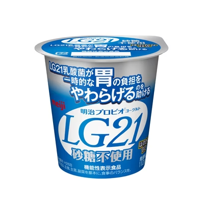 【明治】プロビオヨーグルトLG21食べるタイプ 砂糖不使用（112g）【4ptプレゼント】の画像