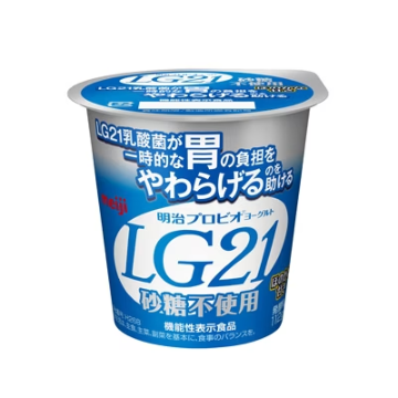 【明治】プロビオヨーグルトLG21食べるタイプ 砂糖不使用（112g）【4ptプレゼント】画像