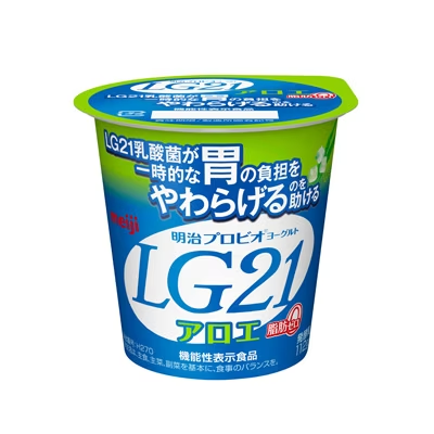 【明治】プロビオヨーグルトLG21食べるタイプ アロエ脂肪0（112g）【4ptプレゼント】の画像