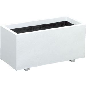 大和プラスチック ファイバーグラスシリーズ ホワイトプランター W-80型 ホワイト （底穴なし）の画像