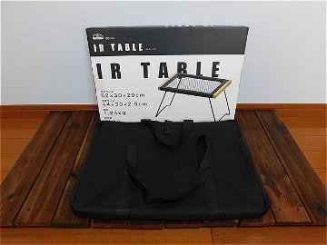 【新品・未使用品】キャンプ用　アイアンテーブルの画像