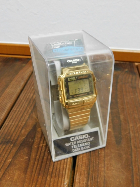 未使用品・稼働品【９５年製】カシオデータバンクテレメモ５０DB-580GOLD⑤の画像